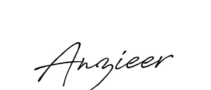 Anzieer stylish signature style. Best Handwritten Sign (Antro_Vectra_Bolder) for my name. Handwritten Signature Collection Ideas for my name Anzieer. Anzieer signature style 7 images and pictures png