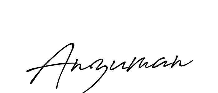 How to make Anzuman name signature. Use Antro_Vectra_Bolder style for creating short signs online. This is the latest handwritten sign. Anzuman signature style 7 images and pictures png