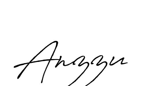 Use a signature maker to create a handwritten signature online. With this signature software, you can design (Antro_Vectra_Bolder) your own signature for name Anzzu. Anzzu signature style 7 images and pictures png
