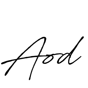 Use a signature maker to create a handwritten signature online. With this signature software, you can design (Antro_Vectra_Bolder) your own signature for name Aod. Aod signature style 7 images and pictures png