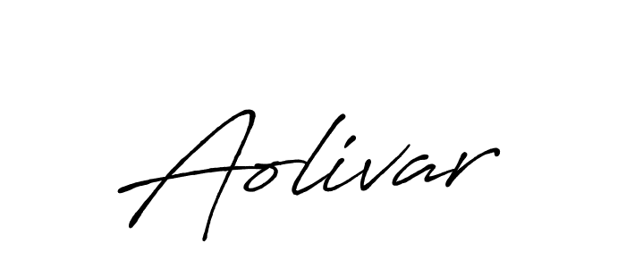 The best way (Antro_Vectra_Bolder) to make a short signature is to pick only two or three words in your name. The name Aolivar include a total of six letters. For converting this name. Aolivar signature style 7 images and pictures png