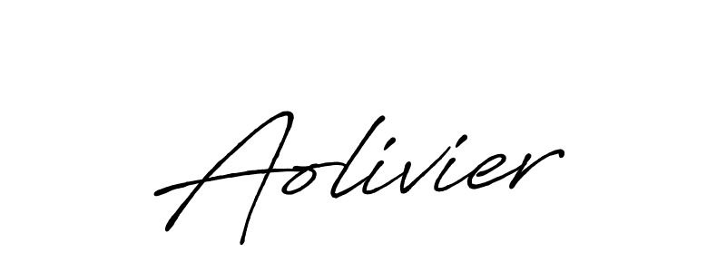 Also we have Aolivier name is the best signature style. Create professional handwritten signature collection using Antro_Vectra_Bolder autograph style. Aolivier signature style 7 images and pictures png