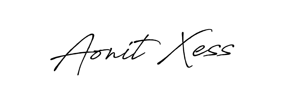 Antro_Vectra_Bolder is a professional signature style that is perfect for those who want to add a touch of class to their signature. It is also a great choice for those who want to make their signature more unique. Get Aonit Xess name to fancy signature for free. Aonit Xess signature style 7 images and pictures png