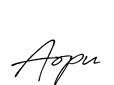 The best way (Antro_Vectra_Bolder) to make a short signature is to pick only two or three words in your name. The name Aopu include a total of six letters. For converting this name. Aopu signature style 7 images and pictures png