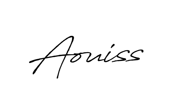 It looks lik you need a new signature style for name Aouiss. Design unique handwritten (Antro_Vectra_Bolder) signature with our free signature maker in just a few clicks. Aouiss signature style 7 images and pictures png