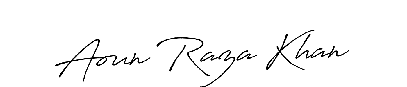 The best way (Antro_Vectra_Bolder) to make a short signature is to pick only two or three words in your name. The name Aoun Raza Khan include a total of six letters. For converting this name. Aoun Raza Khan signature style 7 images and pictures png