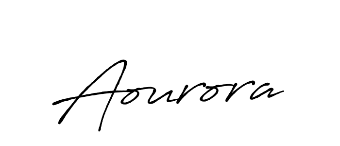 Aourora stylish signature style. Best Handwritten Sign (Antro_Vectra_Bolder) for my name. Handwritten Signature Collection Ideas for my name Aourora. Aourora signature style 7 images and pictures png