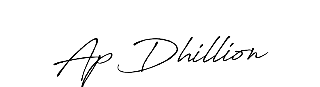 You can use this online signature creator to create a handwritten signature for the name Ap Dhillion. This is the best online autograph maker. Ap Dhillion signature style 7 images and pictures png