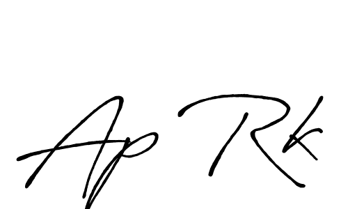 Use a signature maker to create a handwritten signature online. With this signature software, you can design (Antro_Vectra_Bolder) your own signature for name Ap Rk. Ap Rk signature style 7 images and pictures png