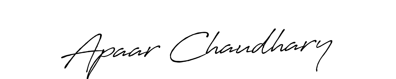 Similarly Antro_Vectra_Bolder is the best handwritten signature design. Signature creator online .You can use it as an online autograph creator for name Apaar Chaudhary. Apaar Chaudhary signature style 7 images and pictures png