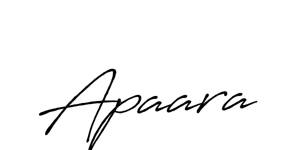 Create a beautiful signature design for name Apaara. With this signature (Antro_Vectra_Bolder) fonts, you can make a handwritten signature for free. Apaara signature style 7 images and pictures png