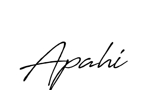 Best and Professional Signature Style for Apahi. Antro_Vectra_Bolder Best Signature Style Collection. Apahi signature style 7 images and pictures png