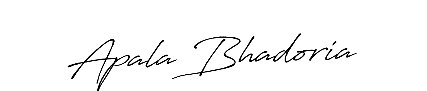 Make a beautiful signature design for name Apala Bhadoria. Use this online signature maker to create a handwritten signature for free. Apala Bhadoria signature style 7 images and pictures png