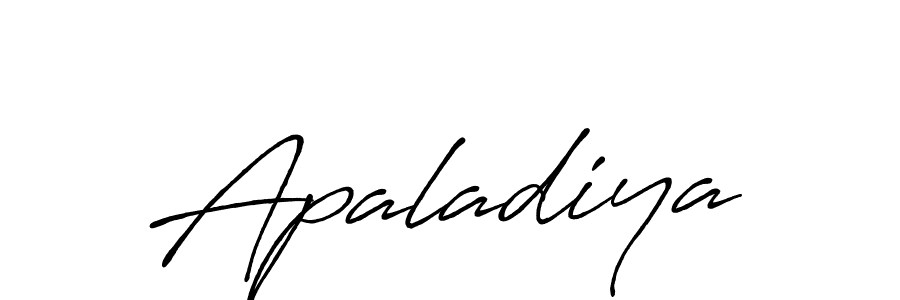 Create a beautiful signature design for name Apaladiya. With this signature (Antro_Vectra_Bolder) fonts, you can make a handwritten signature for free. Apaladiya signature style 7 images and pictures png