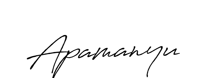 You can use this online signature creator to create a handwritten signature for the name Apamanyu. This is the best online autograph maker. Apamanyu signature style 7 images and pictures png