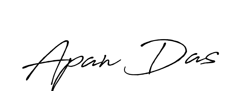 How to make Apan Das name signature. Use Antro_Vectra_Bolder style for creating short signs online. This is the latest handwritten sign. Apan Das signature style 7 images and pictures png