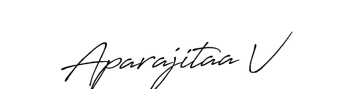 Make a short Aparajitaa V signature style. Manage your documents anywhere anytime using Antro_Vectra_Bolder. Create and add eSignatures, submit forms, share and send files easily. Aparajitaa V signature style 7 images and pictures png