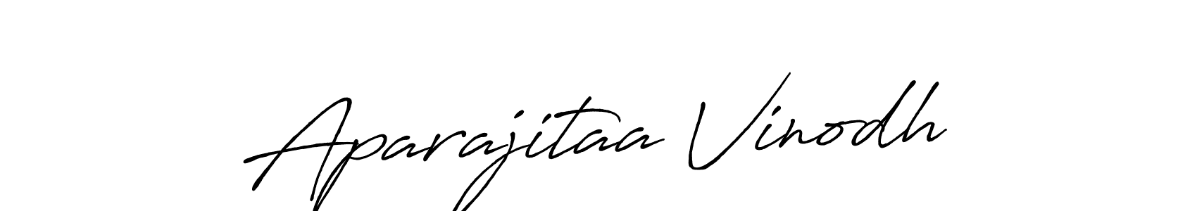 How to make Aparajitaa Vinodh signature? Antro_Vectra_Bolder is a professional autograph style. Create handwritten signature for Aparajitaa Vinodh name. Aparajitaa Vinodh signature style 7 images and pictures png