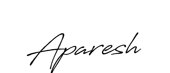 Design your own signature with our free online signature maker. With this signature software, you can create a handwritten (Antro_Vectra_Bolder) signature for name Aparesh. Aparesh signature style 7 images and pictures png