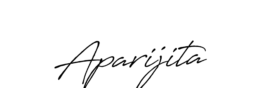 How to make Aparijita signature? Antro_Vectra_Bolder is a professional autograph style. Create handwritten signature for Aparijita name. Aparijita signature style 7 images and pictures png