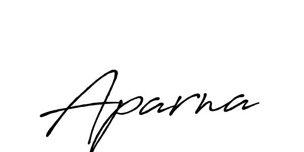 How to make Aparna signature? Antro_Vectra_Bolder is a professional autograph style. Create handwritten signature for Aparna name. Aparna signature style 7 images and pictures png