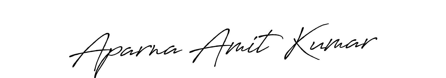 Also You can easily find your signature by using the search form. We will create Aparna Amit Kumar name handwritten signature images for you free of cost using Antro_Vectra_Bolder sign style. Aparna Amit Kumar signature style 7 images and pictures png