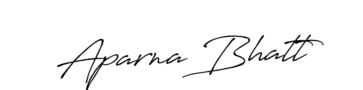 Similarly Antro_Vectra_Bolder is the best handwritten signature design. Signature creator online .You can use it as an online autograph creator for name Aparna Bhatt. Aparna Bhatt signature style 7 images and pictures png
