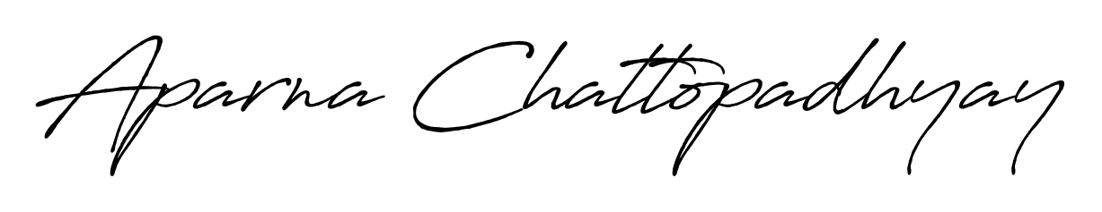 Personalize your online presence with Aparna Chattopadhyay signature rendered in elegant Antro_Vectra_Bolder font. Great for website footers and blogs. Aparna Chattopadhyay signature style 7 images and pictures png