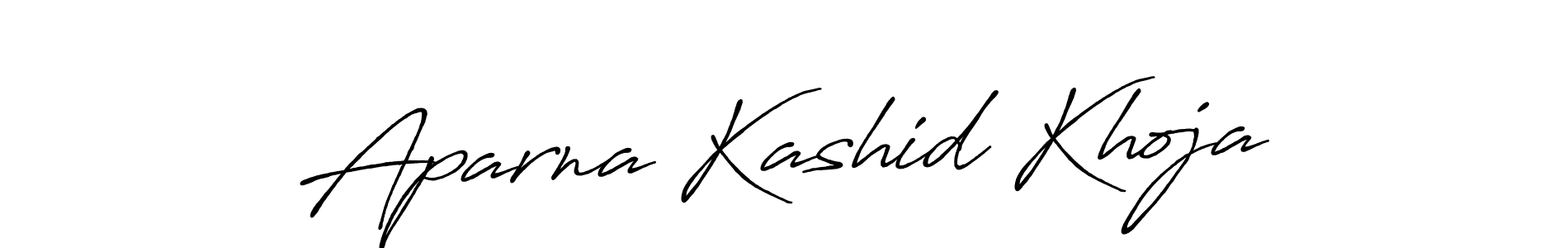 Make a beautiful signature design for name Aparna Kashid Khoja. Use this online signature maker to create a handwritten signature for free. Aparna Kashid Khoja signature style 7 images and pictures png