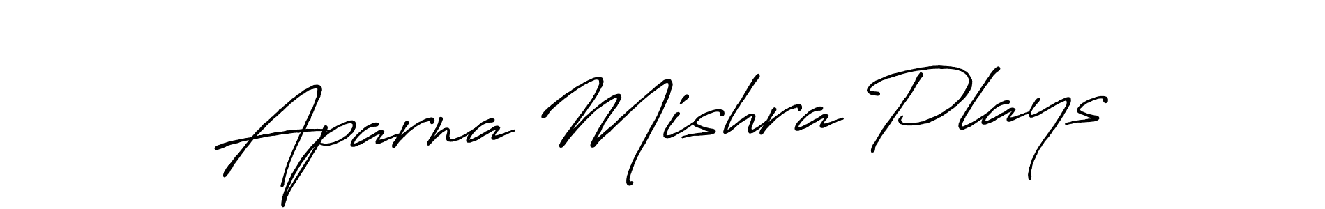 Also You can easily find your signature by using the search form. We will create Aparna Mishra Plays name handwritten signature images for you free of cost using Antro_Vectra_Bolder sign style. Aparna Mishra Plays signature style 7 images and pictures png