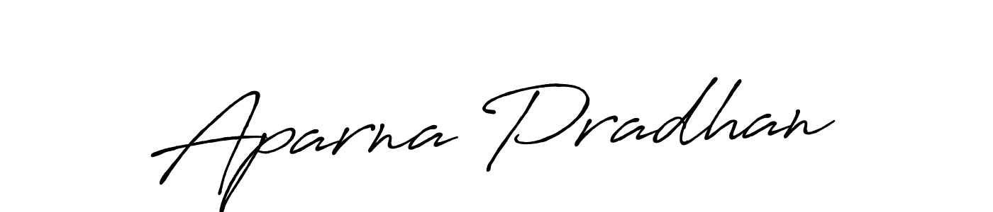 Also we have Aparna Pradhan name is the best signature style. Create professional handwritten signature collection using Antro_Vectra_Bolder autograph style. Aparna Pradhan signature style 7 images and pictures png