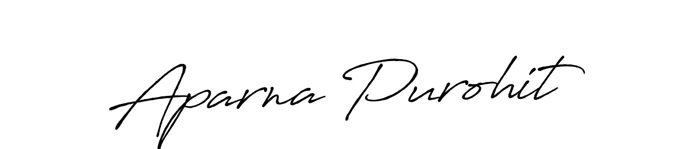 Make a beautiful signature design for name Aparna Purohit. Use this online signature maker to create a handwritten signature for free. Aparna Purohit signature style 7 images and pictures png