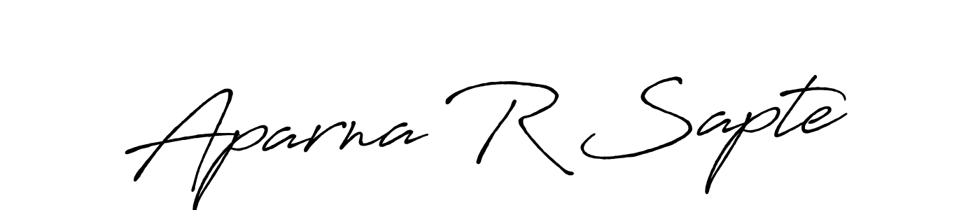 Also You can easily find your signature by using the search form. We will create Aparna R Sapte name handwritten signature images for you free of cost using Antro_Vectra_Bolder sign style. Aparna R Sapte signature style 7 images and pictures png