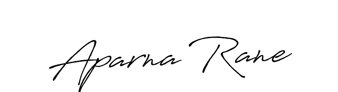 Aparna Rane stylish signature style. Best Handwritten Sign (Antro_Vectra_Bolder) for my name. Handwritten Signature Collection Ideas for my name Aparna Rane. Aparna Rane signature style 7 images and pictures png
