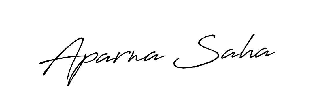 Aparna Saha stylish signature style. Best Handwritten Sign (Antro_Vectra_Bolder) for my name. Handwritten Signature Collection Ideas for my name Aparna Saha. Aparna Saha signature style 7 images and pictures png