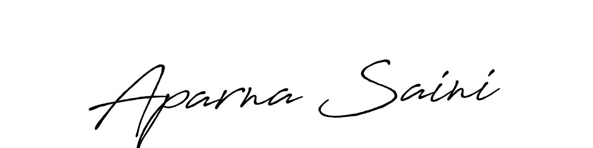 You should practise on your own different ways (Antro_Vectra_Bolder) to write your name (Aparna Saini) in signature. don't let someone else do it for you. Aparna Saini signature style 7 images and pictures png