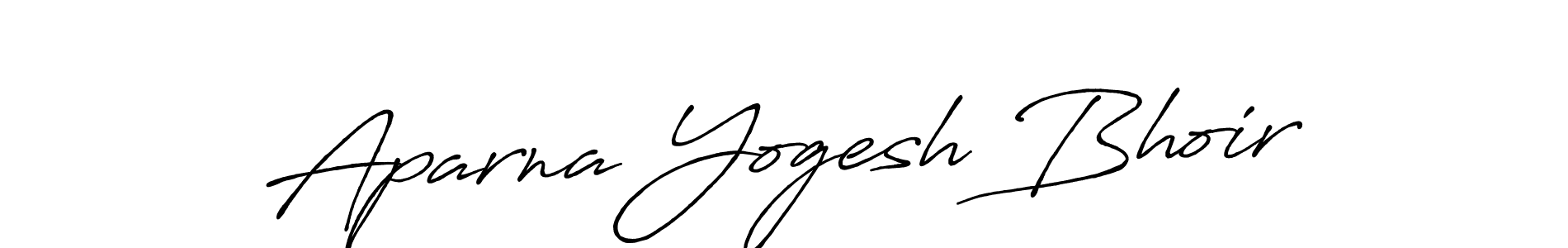Make a beautiful signature design for name Aparna Yogesh Bhoir. Use this online signature maker to create a handwritten signature for free. Aparna Yogesh Bhoir signature style 7 images and pictures png