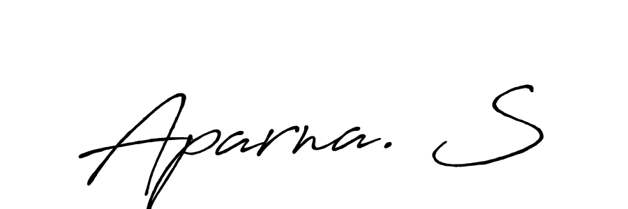 This is the best signature style for the Aparna. S name. Also you like these signature font (Antro_Vectra_Bolder). Mix name signature. Aparna. S signature style 7 images and pictures png