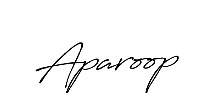 Make a beautiful signature design for name Aparoop. With this signature (Antro_Vectra_Bolder) style, you can create a handwritten signature for free. Aparoop signature style 7 images and pictures png