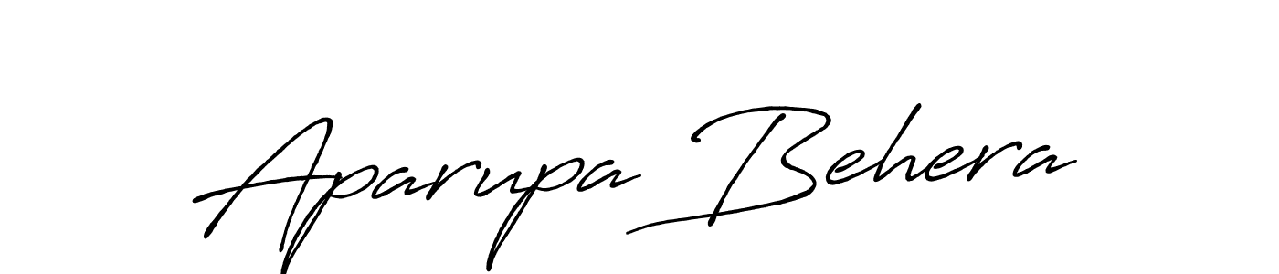 Also we have Aparupa Behera name is the best signature style. Create professional handwritten signature collection using Antro_Vectra_Bolder autograph style. Aparupa Behera signature style 7 images and pictures png