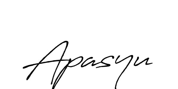 The best way (Antro_Vectra_Bolder) to make a short signature is to pick only two or three words in your name. The name Apasyu include a total of six letters. For converting this name. Apasyu signature style 7 images and pictures png