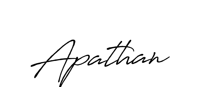 How to make Apathan signature? Antro_Vectra_Bolder is a professional autograph style. Create handwritten signature for Apathan name. Apathan signature style 7 images and pictures png