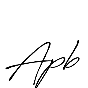 Also we have Apb name is the best signature style. Create professional handwritten signature collection using Antro_Vectra_Bolder autograph style. Apb signature style 7 images and pictures png