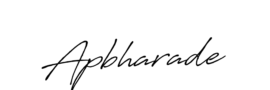 Make a beautiful signature design for name Apbharade. Use this online signature maker to create a handwritten signature for free. Apbharade signature style 7 images and pictures png