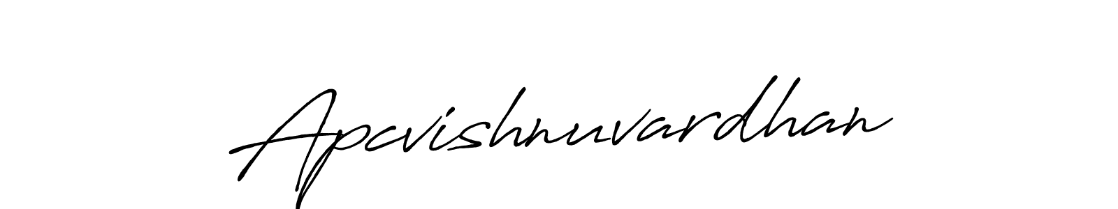 Here are the top 10 professional signature styles for the name Apcvishnuvardhan. These are the best autograph styles you can use for your name. Apcvishnuvardhan signature style 7 images and pictures png
