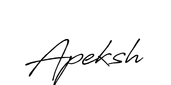 You should practise on your own different ways (Antro_Vectra_Bolder) to write your name (Apeksh) in signature. don't let someone else do it for you. Apeksh signature style 7 images and pictures png