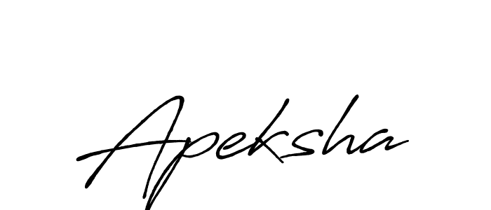 How to make Apeksha signature? Antro_Vectra_Bolder is a professional autograph style. Create handwritten signature for Apeksha name. Apeksha signature style 7 images and pictures png