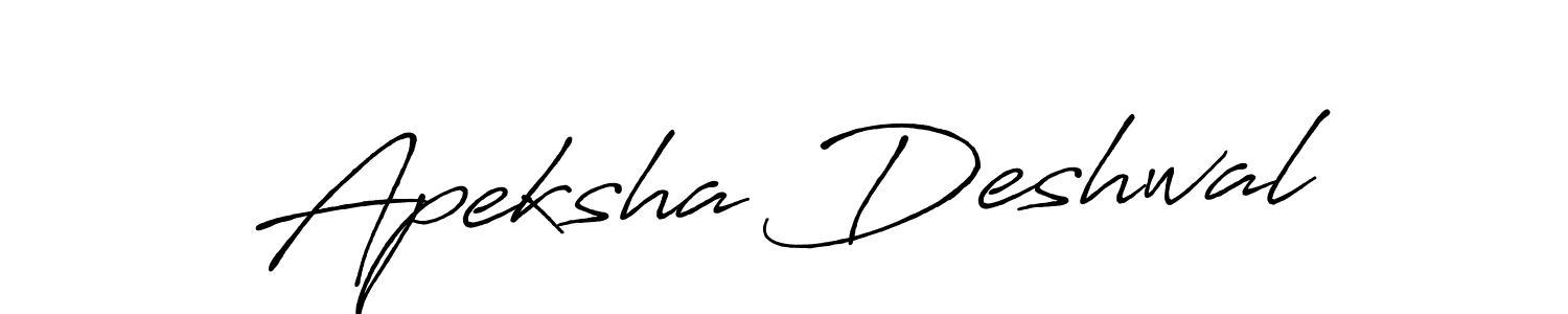You should practise on your own different ways (Antro_Vectra_Bolder) to write your name (Apeksha Deshwal) in signature. don't let someone else do it for you. Apeksha Deshwal signature style 7 images and pictures png