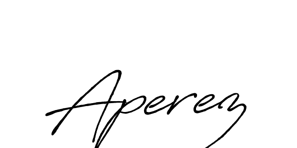 Make a beautiful signature design for name Aperez. With this signature (Antro_Vectra_Bolder) style, you can create a handwritten signature for free. Aperez signature style 7 images and pictures png