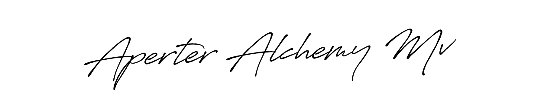 Design your own signature with our free online signature maker. With this signature software, you can create a handwritten (Antro_Vectra_Bolder) signature for name Aperter Alchemy Mv. Aperter Alchemy Mv signature style 7 images and pictures png